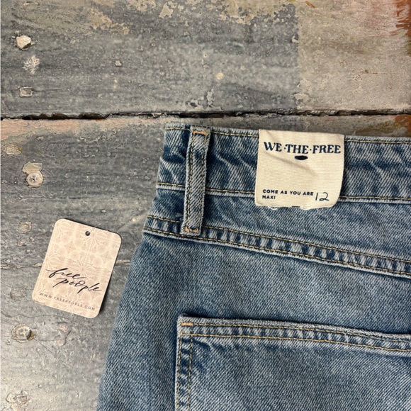NWT We The Free Come As You Are Denim Maxi Skirt - Picture 7 of 7